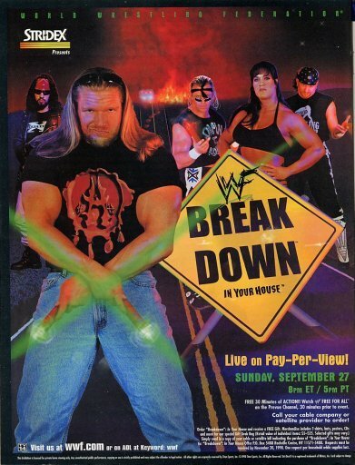Обложка (Постер) WWF Развал / WWF Breakdown: In Your House (1998) HDRip