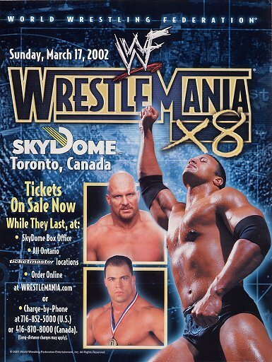 Обложка (Постер) WWF РестлМания 18 / WrestleMania X8 (2002) HDRip