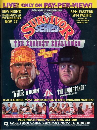 Обложка (Постер) WWF Серии на выживание / Survivor Series (1991) HDRip