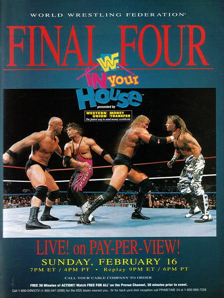 Обложка (Постер) WWF В твоем доме 13: Финальная четверка / WWF in Your House: Final Four (1997) HDRip