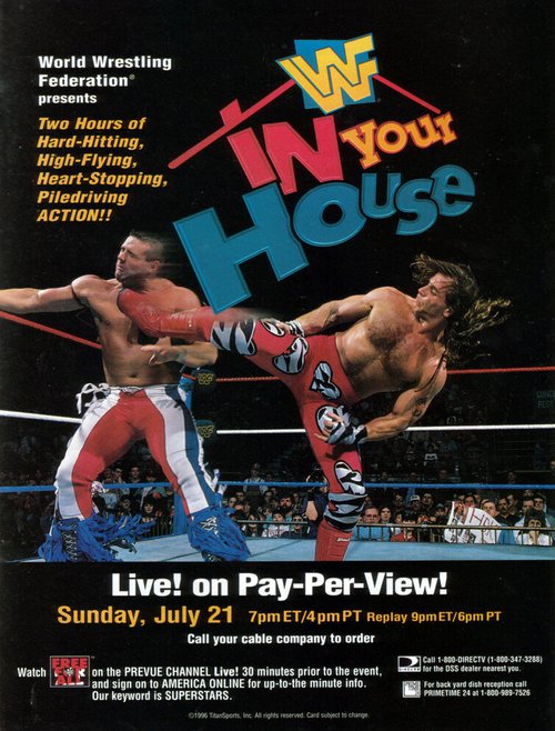Обложка (Постер) WWF В твоем доме: Международный инцидент / WWF in Your House: International Incident (1996) HDRip