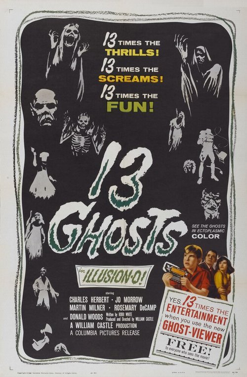 Обложка (Постер) 13 призраков / 13 Ghosts (1960) SATRip