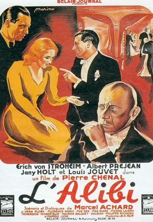 Обложка (Постер) Алиби / L'alibi (1937) SATRip