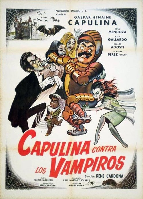 Обложка (Постер) Capulina contra los vampiros (1971) SATRip Обложка (Постер) Capulina contra los vampiros (1971) SATRip