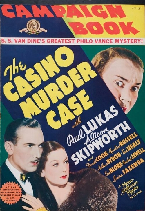 Обложка (Постер) Дело об убийстве в казино / The Casino Murder Case (1935) SATRip