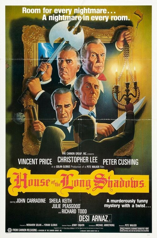 Обложка (Постер) Дом длинных теней / House of the Long Shadows (1982) SATRip