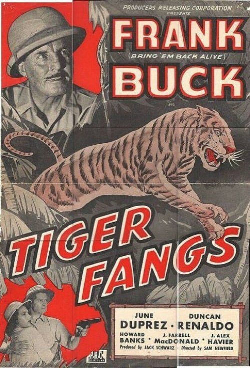 Обложка (Постер) Клыки тигра / Tiger Fangs (1943) SATRip