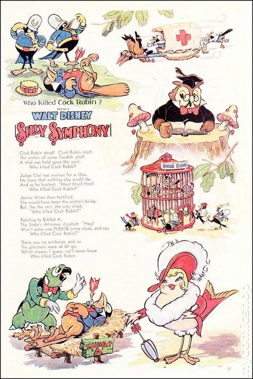 Обложка (Постер) Кто убил старину Робина? / Who Killed Cock Robin? (1935) 