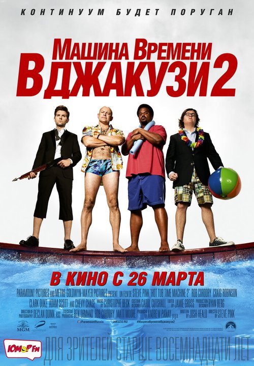 Обложка (Постер) Машина времени в джакузи 2 / Hot Tub Time Machine 2 (2015) HDRip