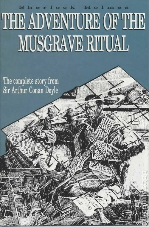Обложка (Постер) Обряд дома Месгрейвов / The Musgrave Ritual (1912) 