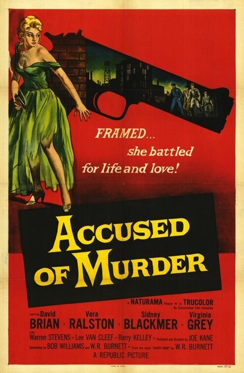 Обложка (Постер) Обвиненный в убийстве / Accused of Murder (1956) SATRip