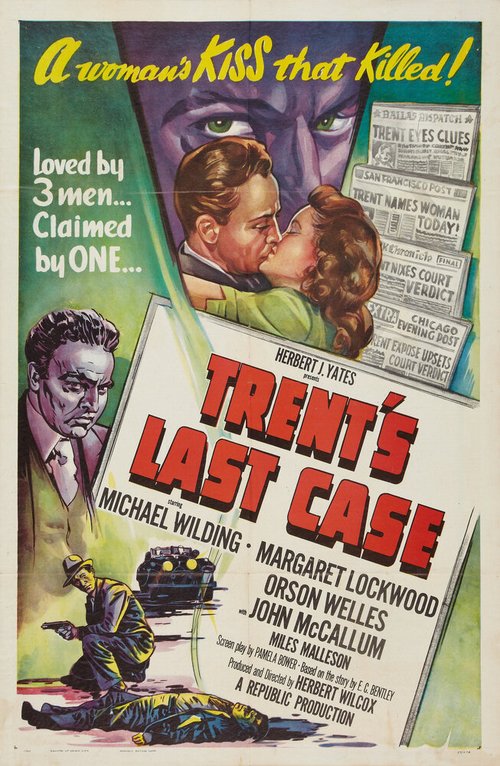 Обложка (Постер) Последнее дело Трента / Trent's Last Case (1952) SATRip Обложка (Постер) Последнее дело Трента / Trent's Last Case (1952) SATRip