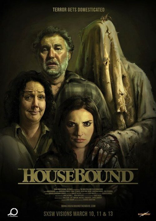 Обложка (Постер) Привязанные к дому / Housebound (2014) HDRip Обложка (Постер) Привязанные к дому / Housebound (2014) HDRip
