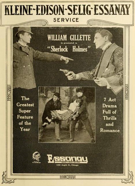 Обложка (Постер) Шерлок Холмс / Sherlock Holmes (1916) SATRip