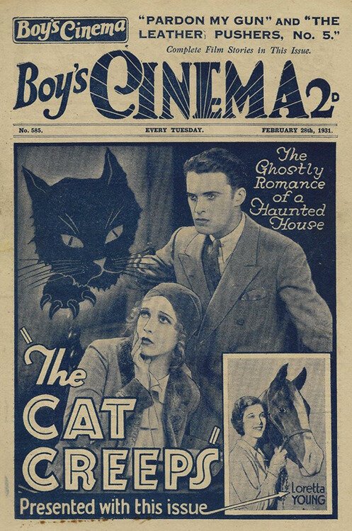 Обложка (Постер) The Cat Creeps (1930) SATRip