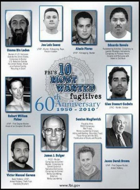 Обложка (Постер) 10 самых опасных преступников / FBI's 10 Most Wanted (2007) HDRip