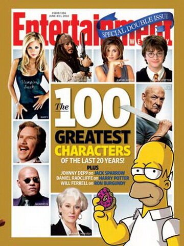 Обложка (Постер) 100 величайших персонажей телевидения / The 100 Greatest TV Characters (2001) 