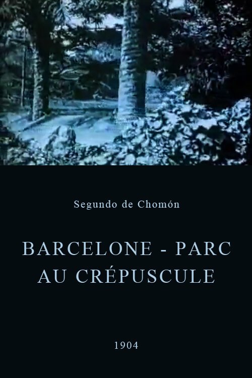 Обложка (Постер) Барселона — парк в сумерках / Barcelone - Parc au crépuscule (1904) 