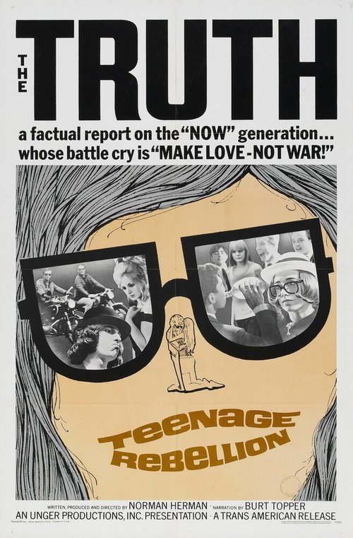 Обложка (Постер) Бунт подростков / Teenage Rebellion (1967) 