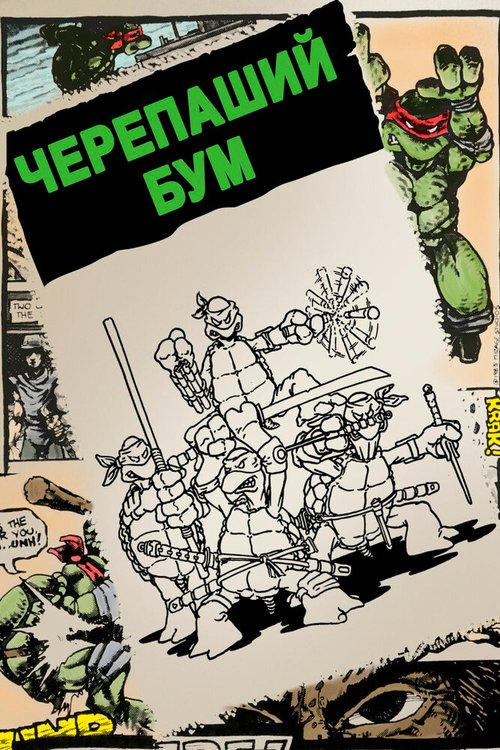 Обложка (Постер) Черепаший бум / Turtle Power: The Definitive History of the Teenage Mutant Ninja Turtles (2014) HDRip