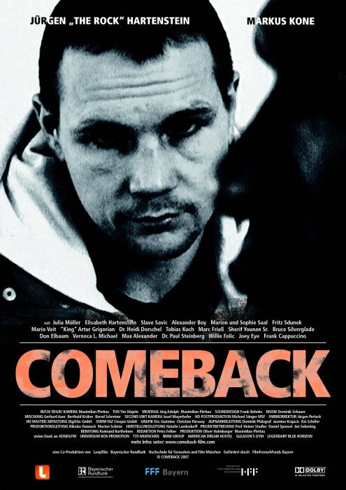 Обложка (Постер) Comeback (2007) HDRip Обложка (Постер) Comeback (2007) HDRip