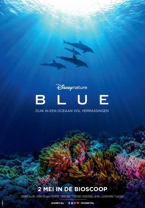 Обложка (Постер) Дельфины / Blue (2018) HDRip