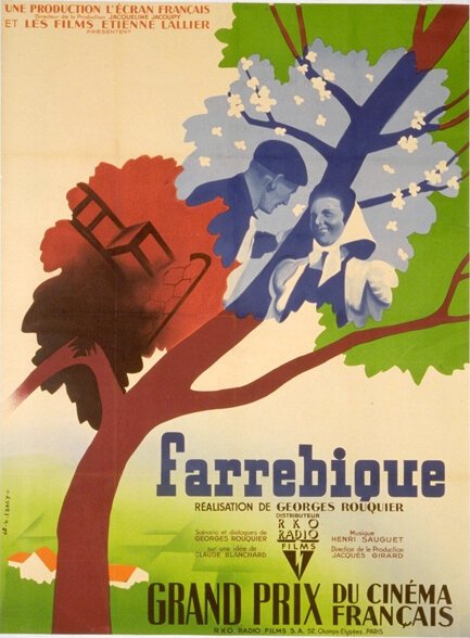 Обложка (Постер) Фарребик, или Времена года / Farrebique ou Les quatre saisons (1946) SATRip
