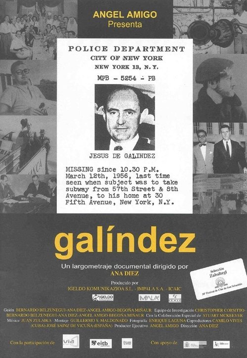 Обложка (Постер) Галиндес / Galíndez (2002) HDRip Обложка (Постер) Галиндес / Galíndez (2002) HDRip