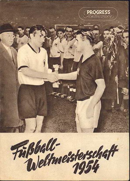 Обложка (Постер) Кубок мира по футболу 1954 года / Fussball Weltmeisterschaft 1954 (1954) SATRip