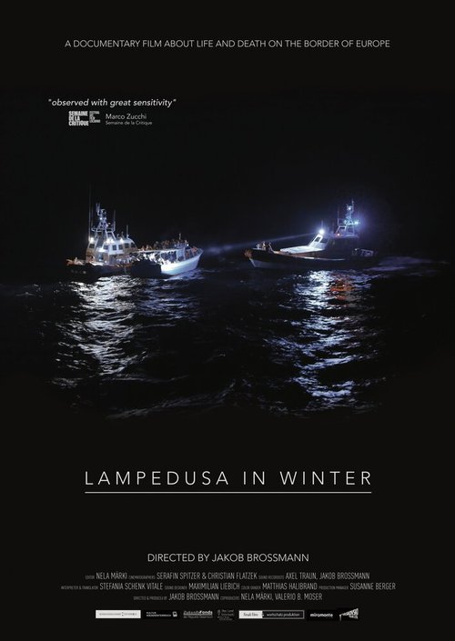 Обложка (Постер) Лампедуза зимой / Lampedusa im Winter (2015) HDRip