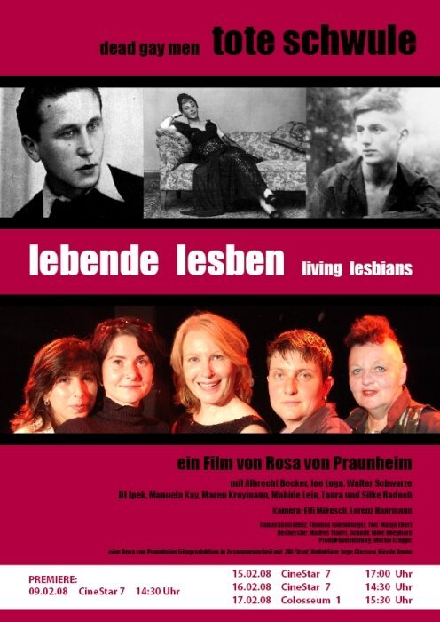 Обложка (Постер) Мертвые гомосексуалисты — живые лесбиянки / Tote Schwule - Lebende Lesben (2008) HDRip