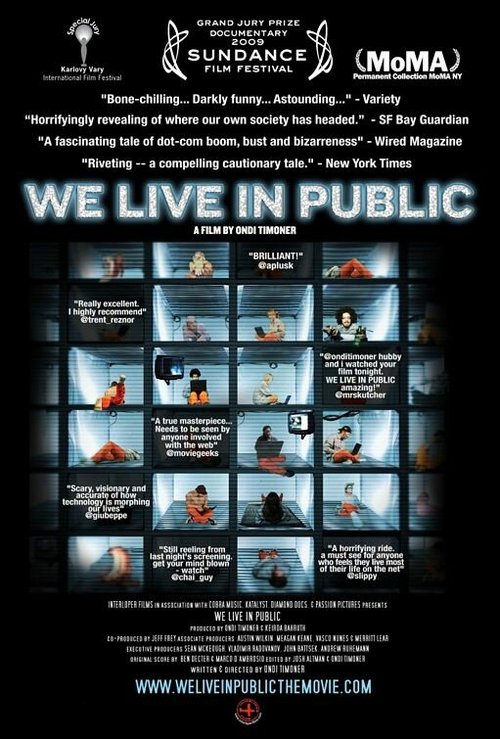 Обложка (Постер) Мы живем на людях / We Live in Public (2009) HDRip