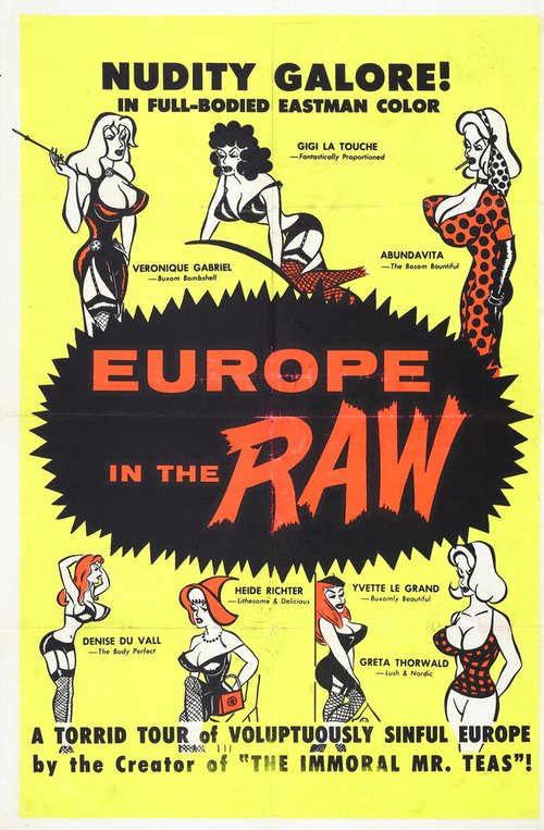 Обложка (Постер) Неприкрытая Европа / Europe in the Raw (1963) SATRip
