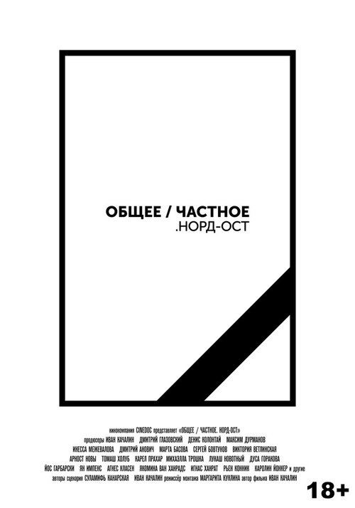 Обложка (Постер) Общее/Частное. Норд-Ост / Major/Minor issues. Nord-Ost tragedy (2021) HDRip