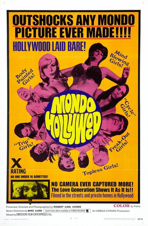 Обложка (Постер) Огромный Голливуд / Mondo Hollywood (1967) SATRip