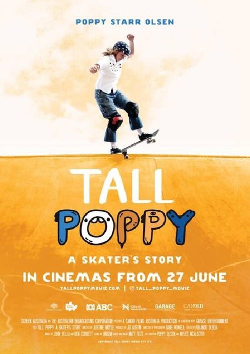 Обложка (Постер) Поппи: История скейтбордистки / Tall Poppy (2021) HDRip