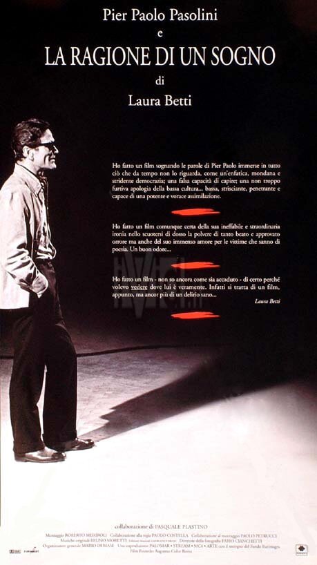 Обложка (Постер) Пьер Паоло Пазолини и правота мечты / Pier Paolo Pasolini e la ragione di un sogno (2002) HDRip Обложка (Постер) Пьер Паоло Пазолини и правота мечты / Pier Paolo Pasolini e la ragione di un sogno (2002) HDRip