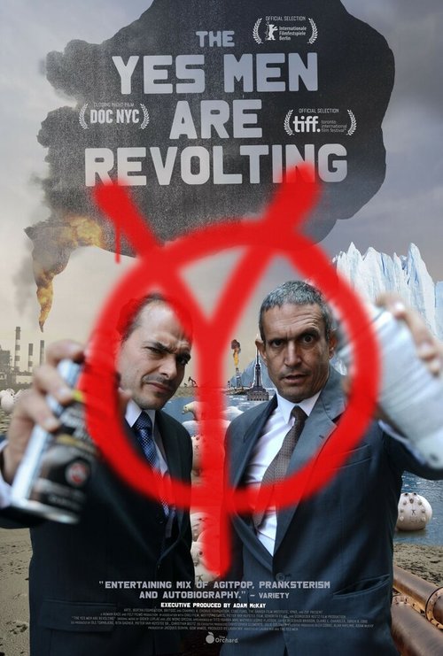 Обложка (Постер) «Согласные на всё» бунтуют / The Yes Men Are Revolting (2014) HDRip
