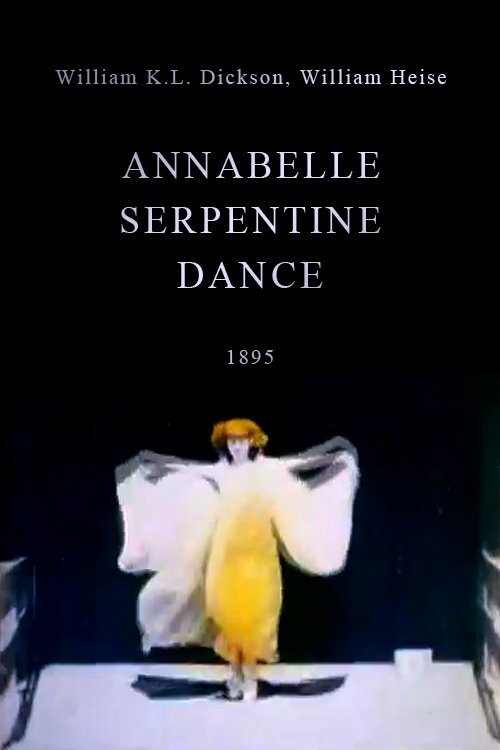 Обложка (Постер) Танец «Серпантин» Аннабель / Annabelle Serpentine Dance (1895) 