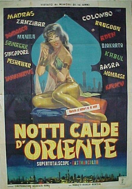 Обложка (Постер) Восток ночью / Notti calde d'Oriente (1962) SATRip