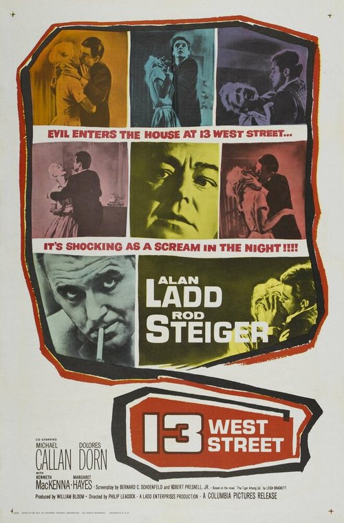 Обложка (Постер) 13 West Street (1962) SATRip Обложка (Постер) 13 West Street (1962) SATRip