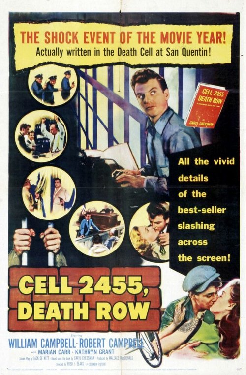 Обложка (Постер) 2455, камера смертников / Cell 2455, Death Row (1955) SATRip Обложка (Постер) 2455, камера смертников / Cell 2455, Death Row (1955) SATRip