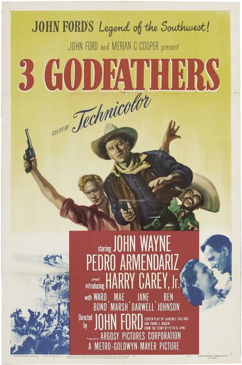 Обложка (Постер) 3 крестных отца / 3 Godfathers (1948) SATRip Обложка (Постер) 3 крестных отца / 3 Godfathers (1948) SATRip