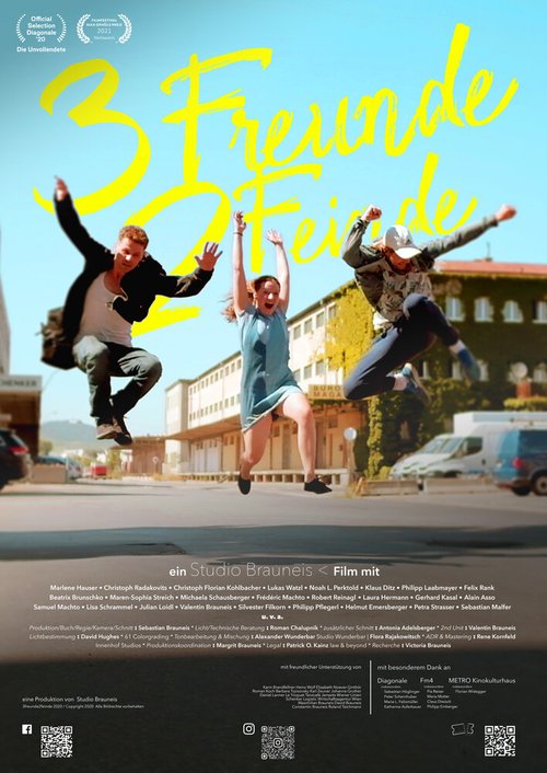Обложка (Постер) 3Freunde2Feinde (2020) HDRip