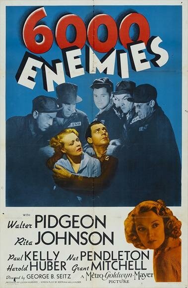 Обложка (Постер) 6,000 Enemies (1939) SATRip Обложка (Постер) 6,000 Enemies (1939) SATRip