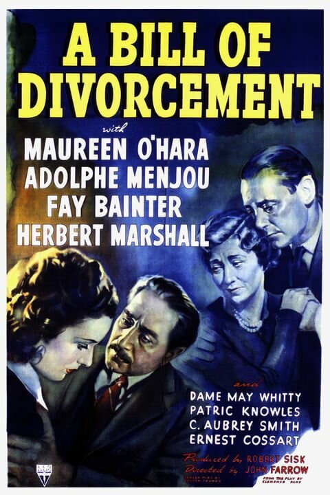 Обложка (Постер) A Bill of Divorcement (1940) SATRip Обложка (Постер) A Bill of Divorcement (1940) SATRip