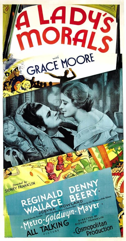 Обложка (Постер) A Lady's Morals (1930) SATRip