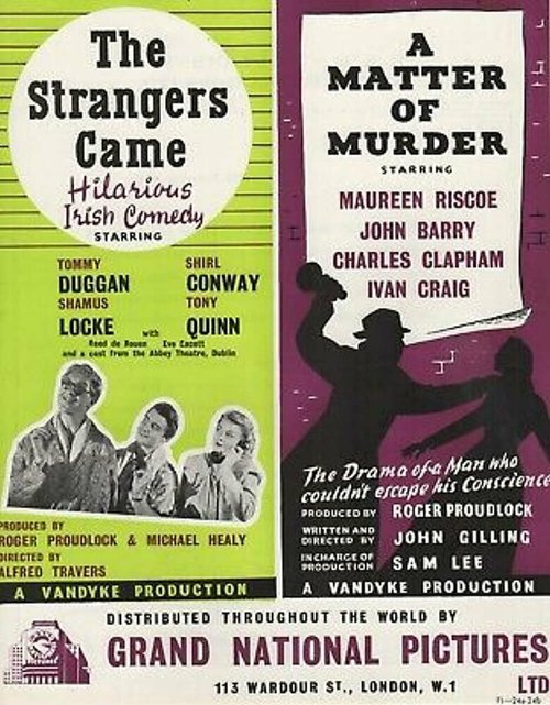 Обложка (Постер) A Matter of Murder (1949) SATRip