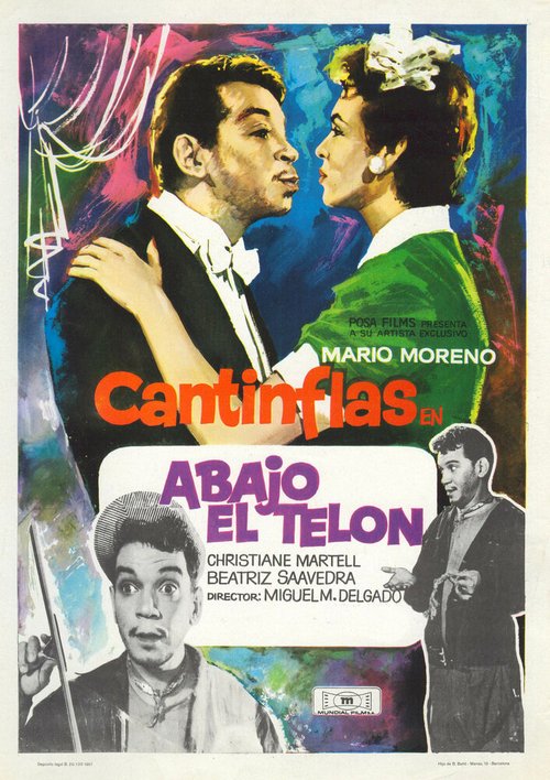 Обложка (Постер) Abajo el telón (1955) SATRip Обложка (Постер) Abajo el telón (1955) SATRip