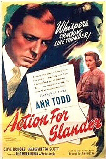 Обложка (Постер) Action for Slander (1937) SATRip Обложка (Постер) Action for Slander (1937) SATRip